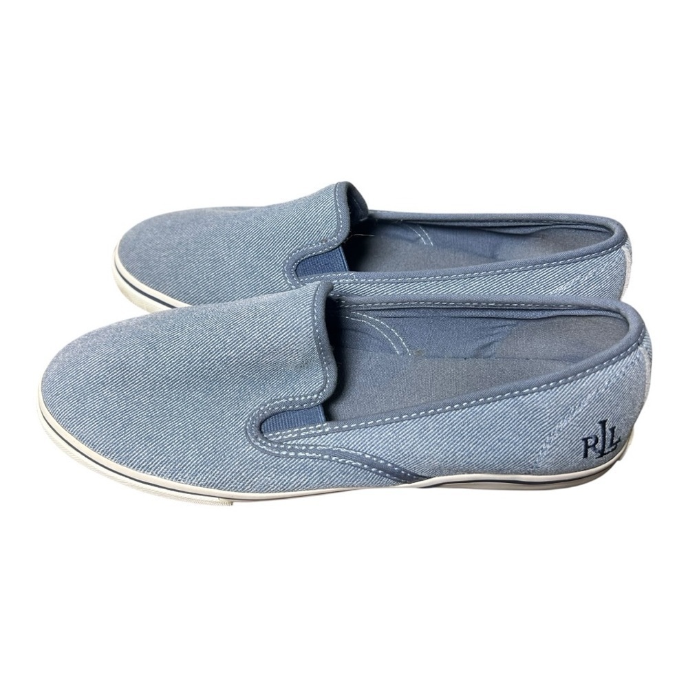 Ralph Lauren Denim Blue Casual Slip-Ons